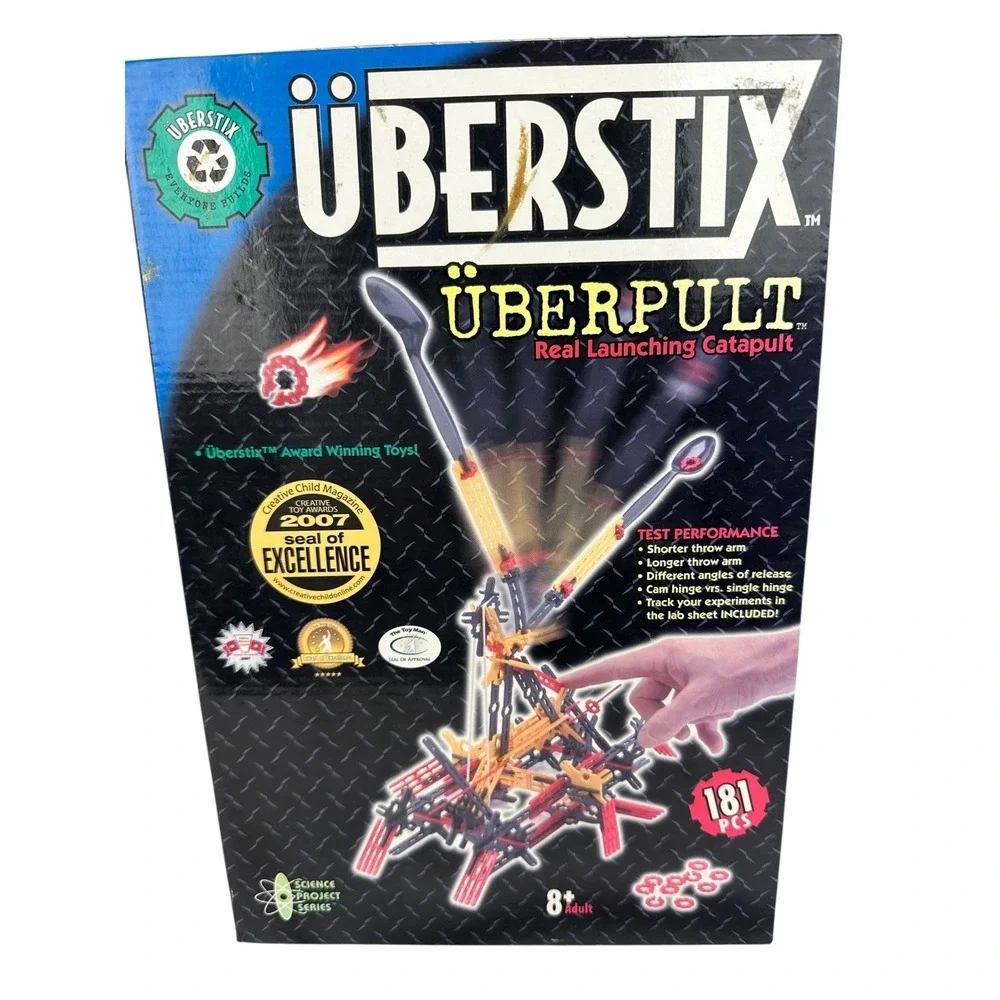 Uberpult Real Launching Catapult Science Project Series Uberstix 181 pc